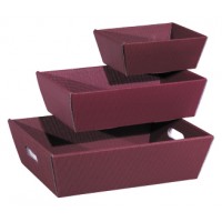 Hamper Tray Small Burgundy BRU-S-BY